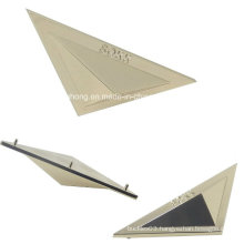 Triangle 3D Metal Plate for Bag